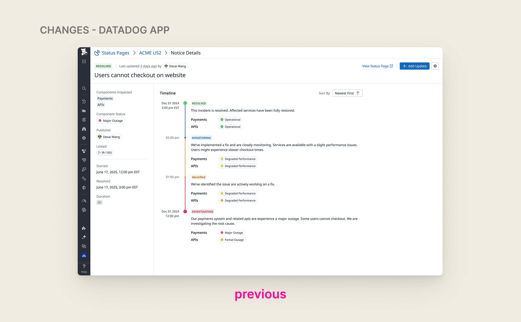 Datadog App