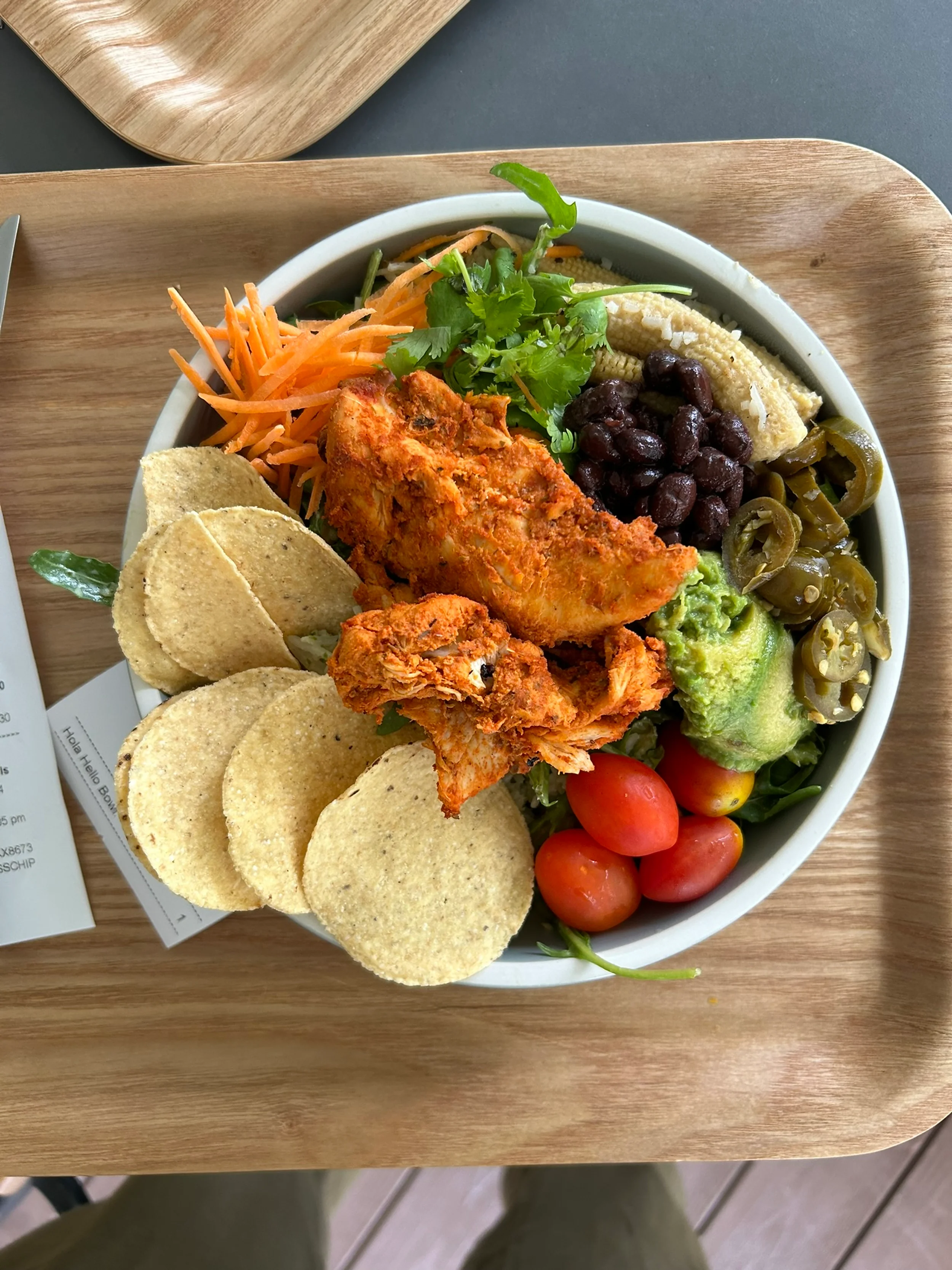 southwest salad: $10