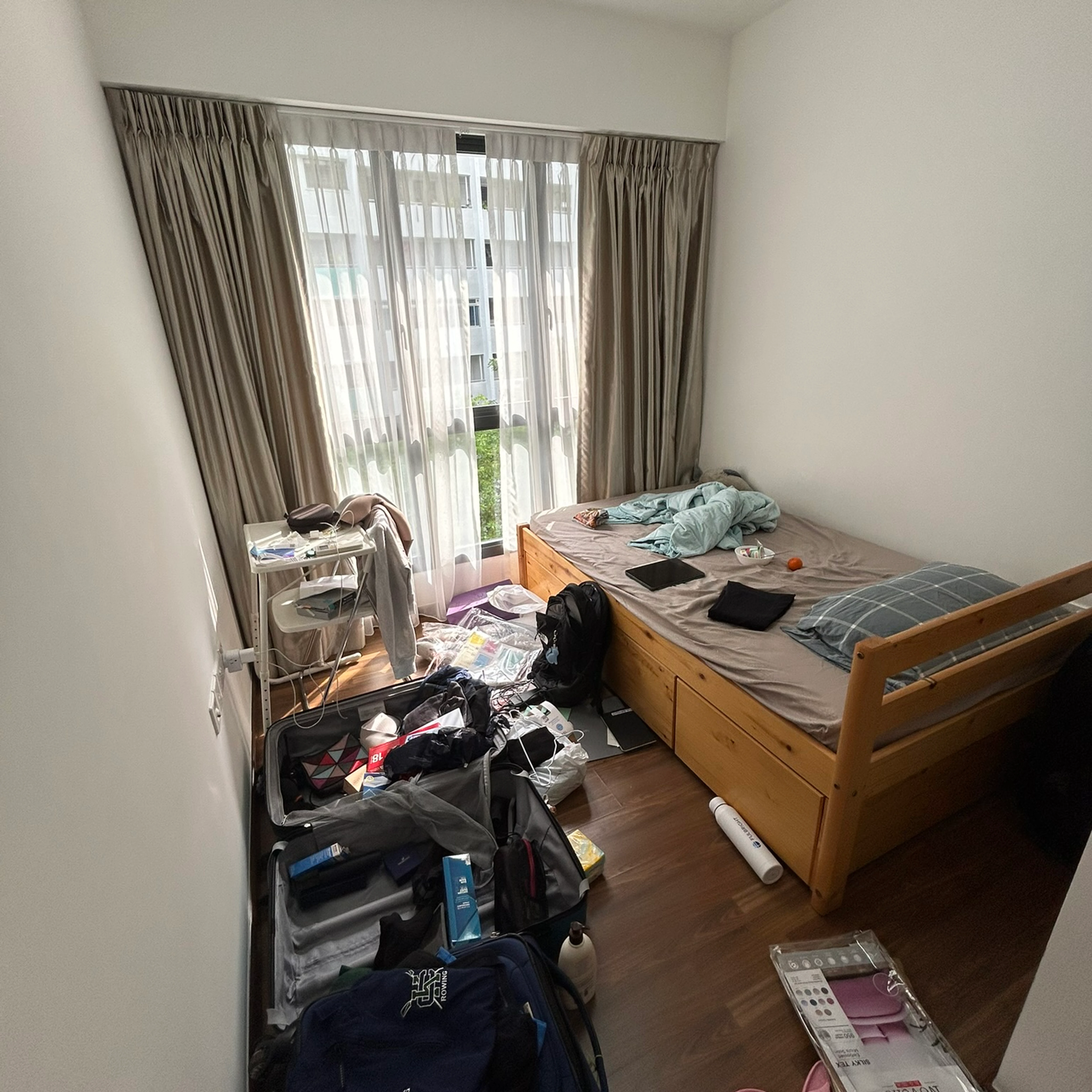 My room during unpacking