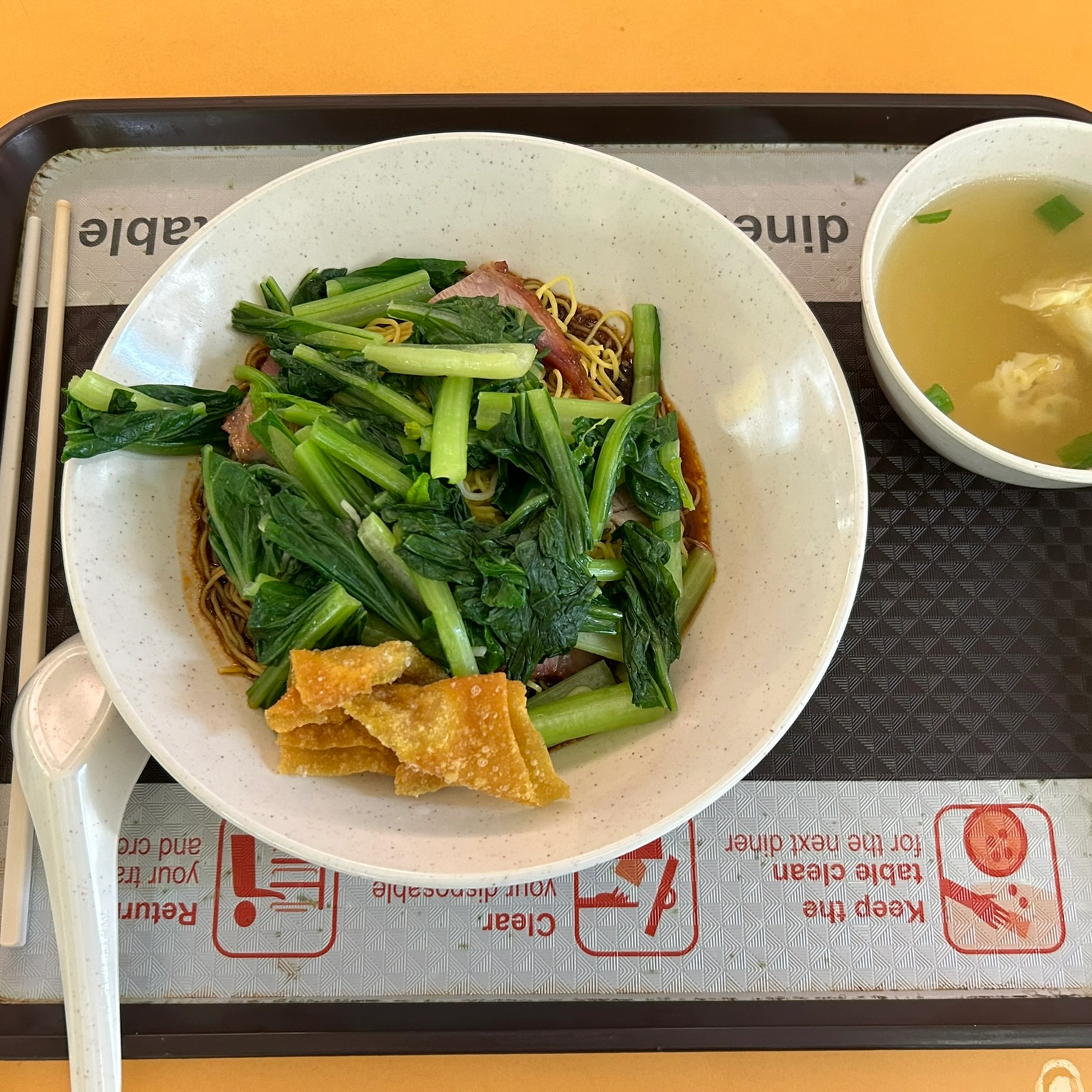 Wonton noodles from Wen-Kee