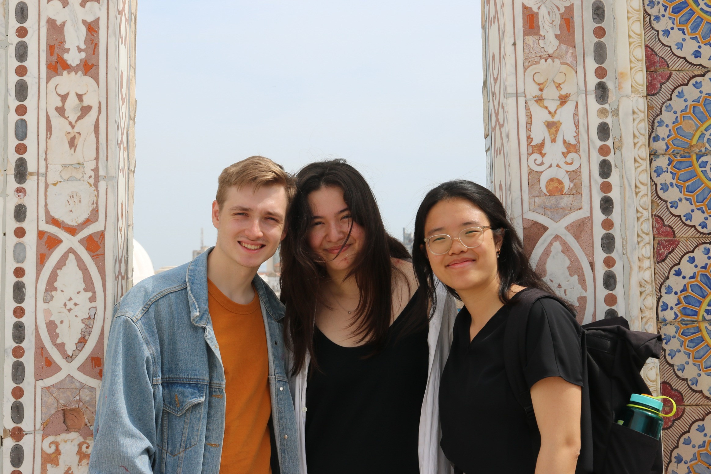 Group photo of Austin, Helen and me.