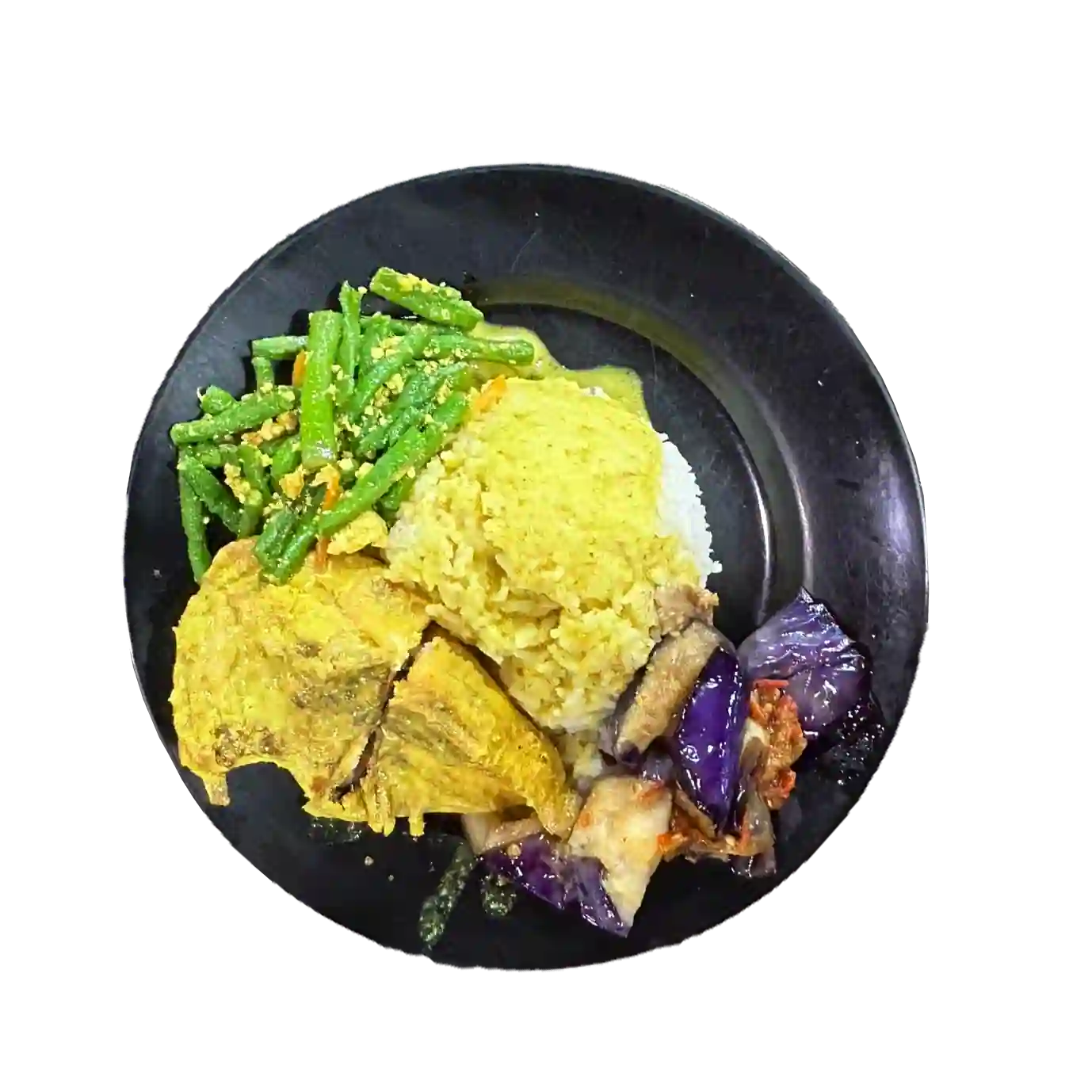 Nasi Padang w/ Curried Chicken