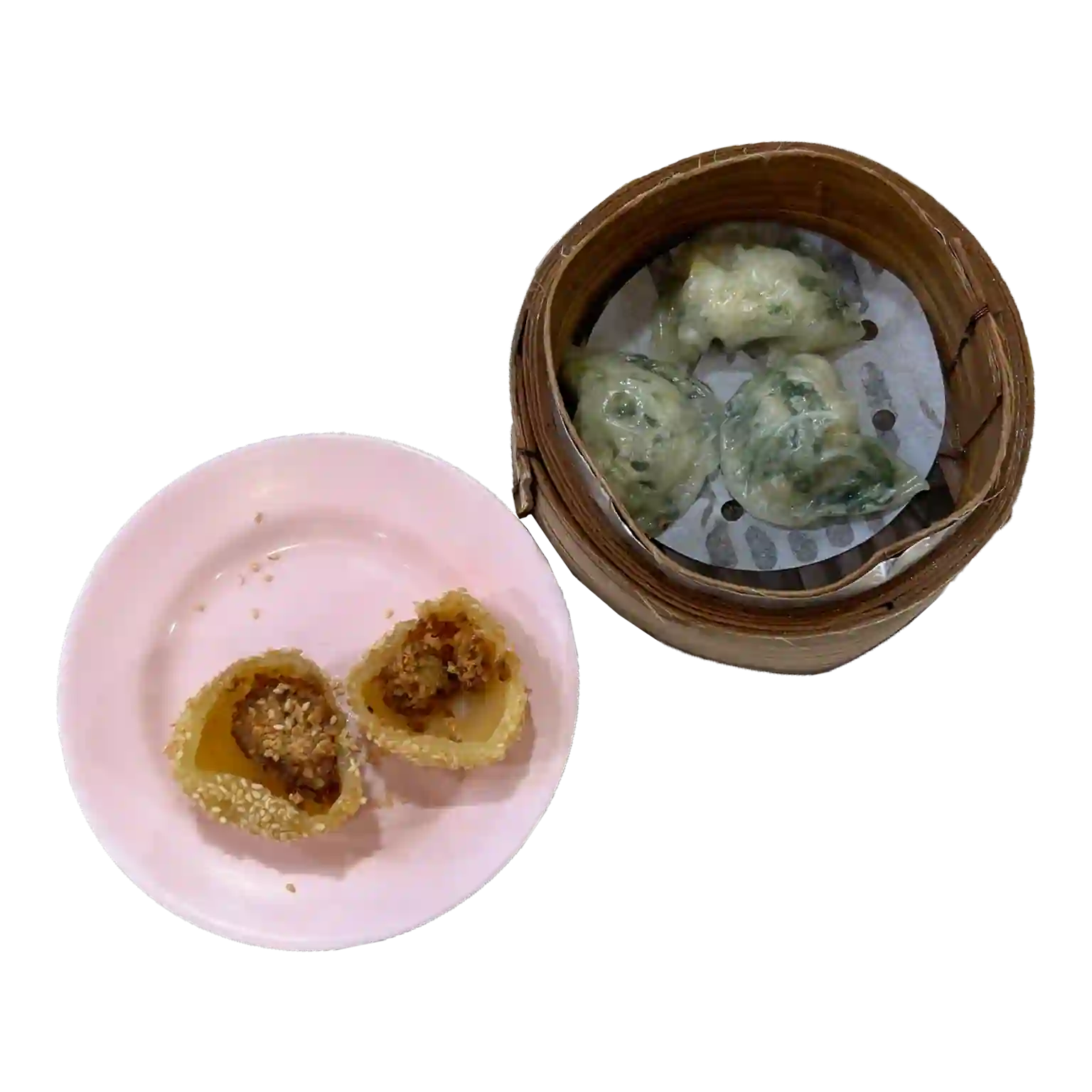 Sesame Ball & Chive Dumplings