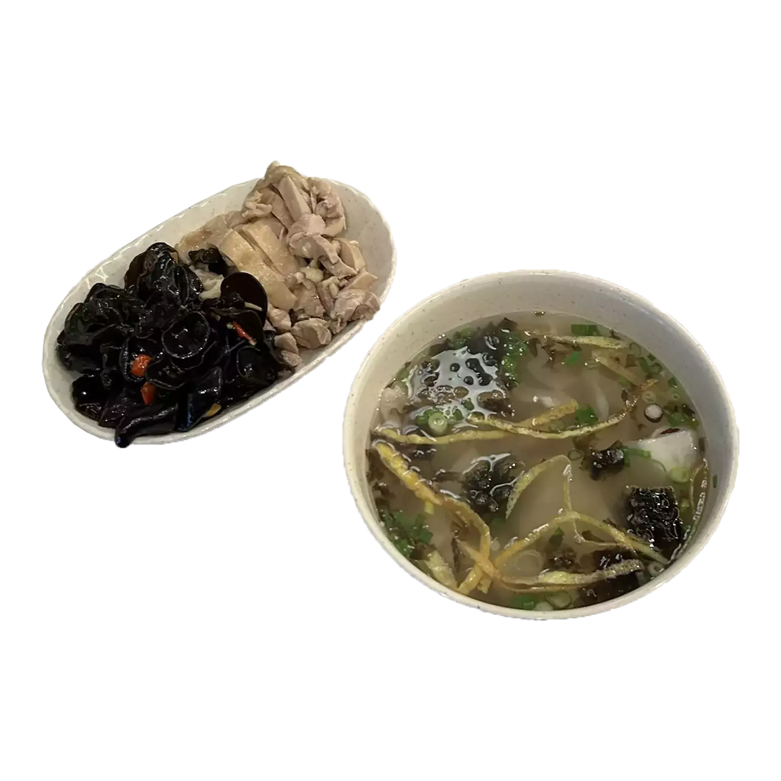 Wontons w/ Tree Ear & Chicken